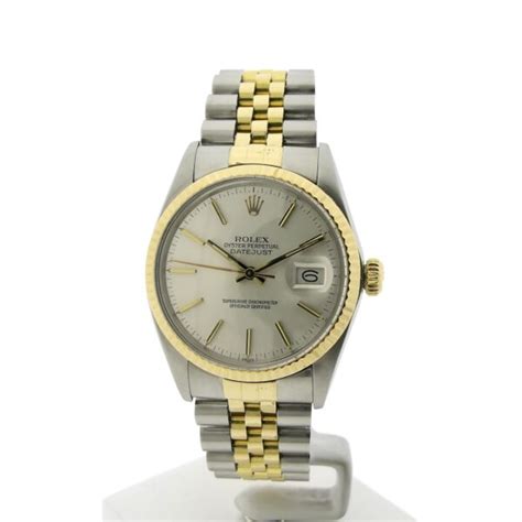 rolex datejust 16013 staal goud en gital|Rolex Datejust 16013 in Stainless Steel Yellow Gold.